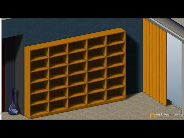 Libreria basic 5 vani 